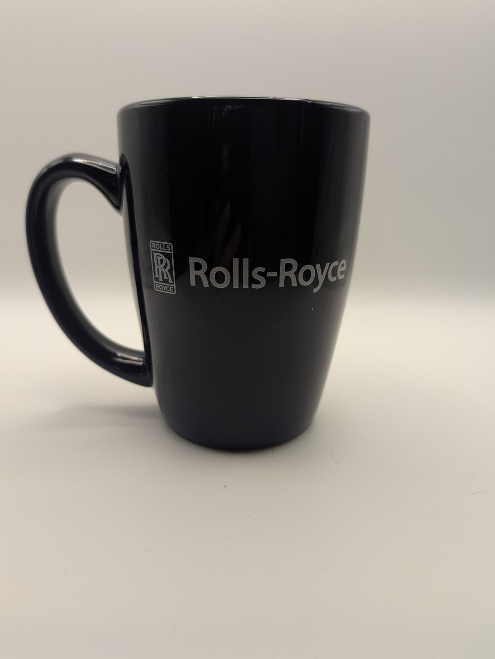 Rolls Royce Coffee Mug Cobalt Blue Luxury Car Vehicle  High End Rare 14 Oz